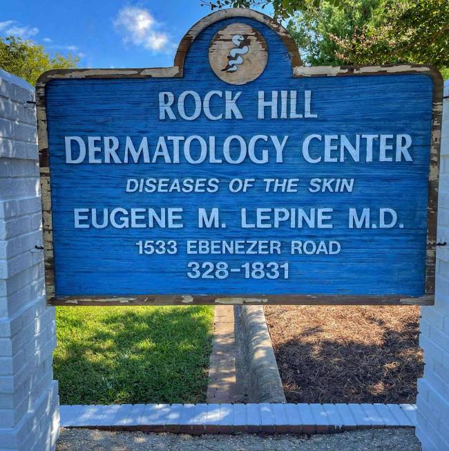 Rock Hill Dermatology Center Sign